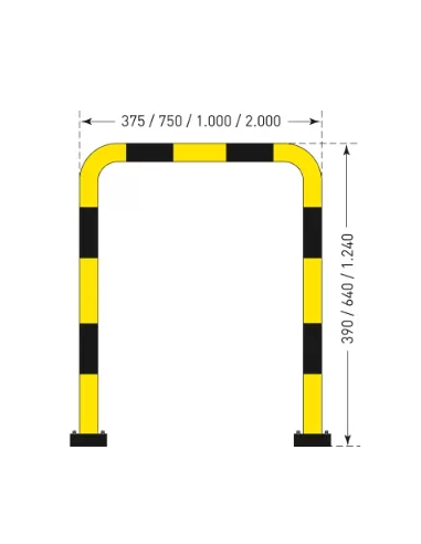 Moravia BLACK BULL FLEX Guards – Shock Absorbing Steel Safety