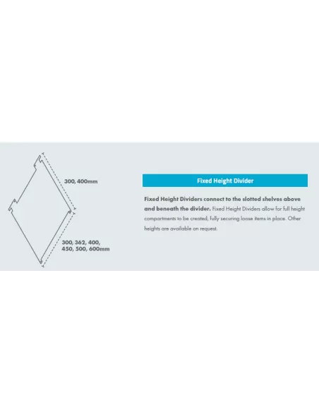 Anco Fixed Dividers – Strong Shelving Support