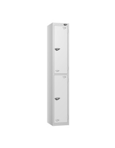 Locit Pure - Two Door Lockers - Flat Top