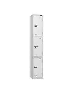 Locit Pure - Three Door Lockers - Flat Top 2