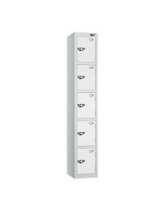 Locit Pure - Five Door Lockers - Flat Top 2