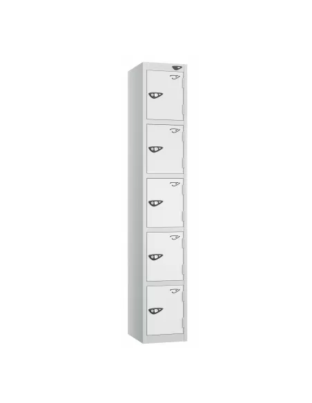 Locit Pure - Five Door Lockers - Flat Top
