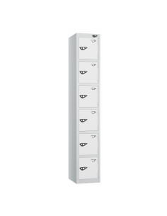 Locit Pure - Six Door Lockers - Flat Top 2
