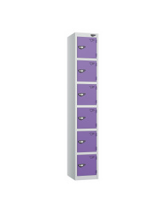 Locit Pure - Six Door Lockers - Flat Top