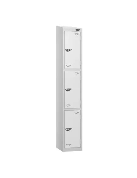 Locit Pure - Three Door Lockers - Slopping Top
