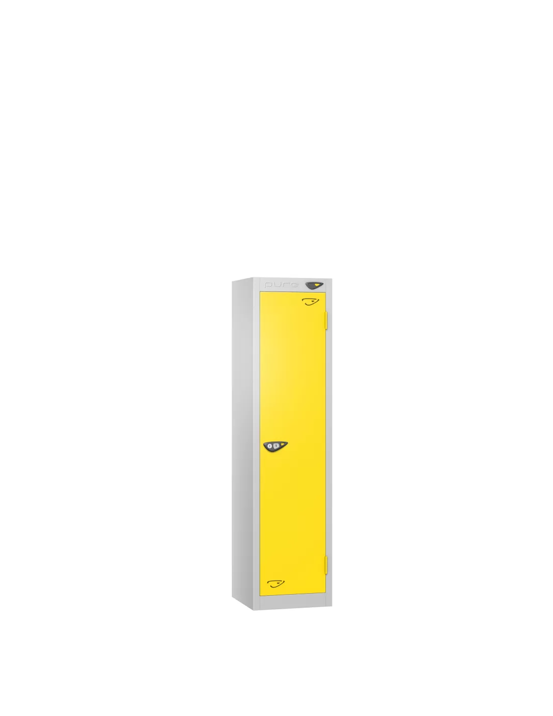 Locit Pure - Half Height Lockers - One Door Locker Locks Cam lock Door ...