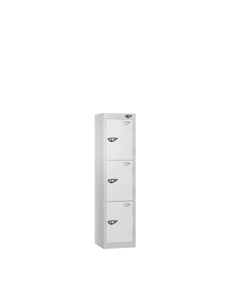 Locit Pure - Half Height Lockers - Three Door