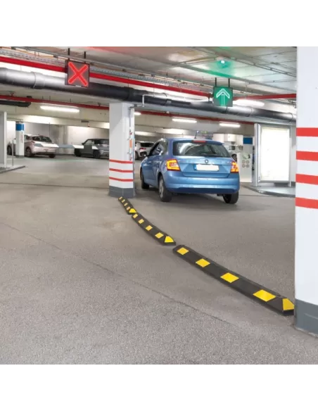 Moravia Park-AID Wheel Stops – Durable Rubber with Reflective Panels