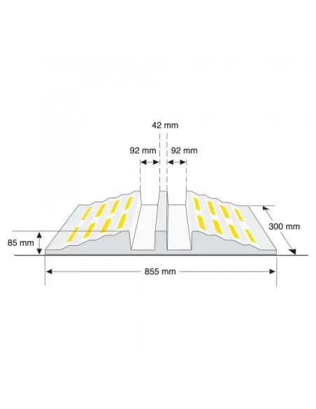 Moravia - Traffic line - Hose/Cable ramp