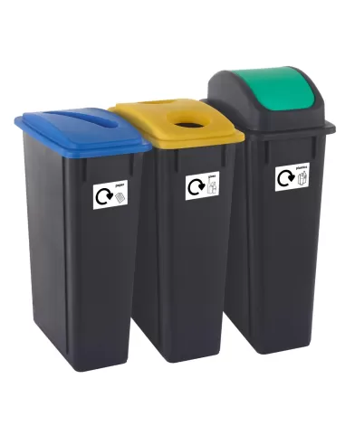 GPC - Recycling Bins - Set of 3 and 4