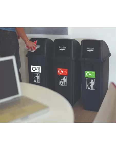 GPC - Recycling Bins - Set of 3 60Ltr