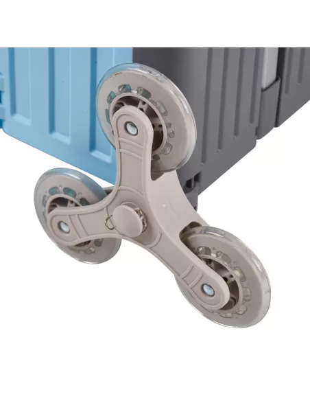 GPC - Folding box Truck - Kerb/Stair mounting wheels 35kg