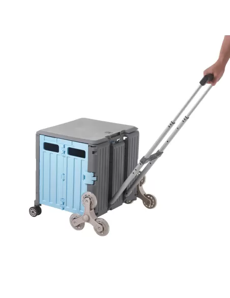 GPC - Folding box Truck - Kerb/Stair mounting wheels 35kg