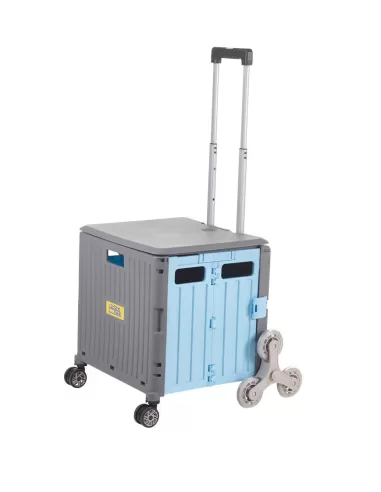 GPC - Folding box Truck - Kerb/Stair mounting wheels 35kg