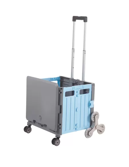 GPC - Folding box Truck - Kerb/Stair mounting wheels 35kg