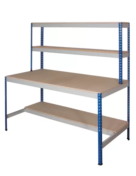 Workstation half shelf
