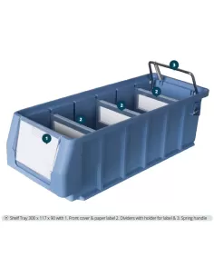 Shelf Tray Spring Handle